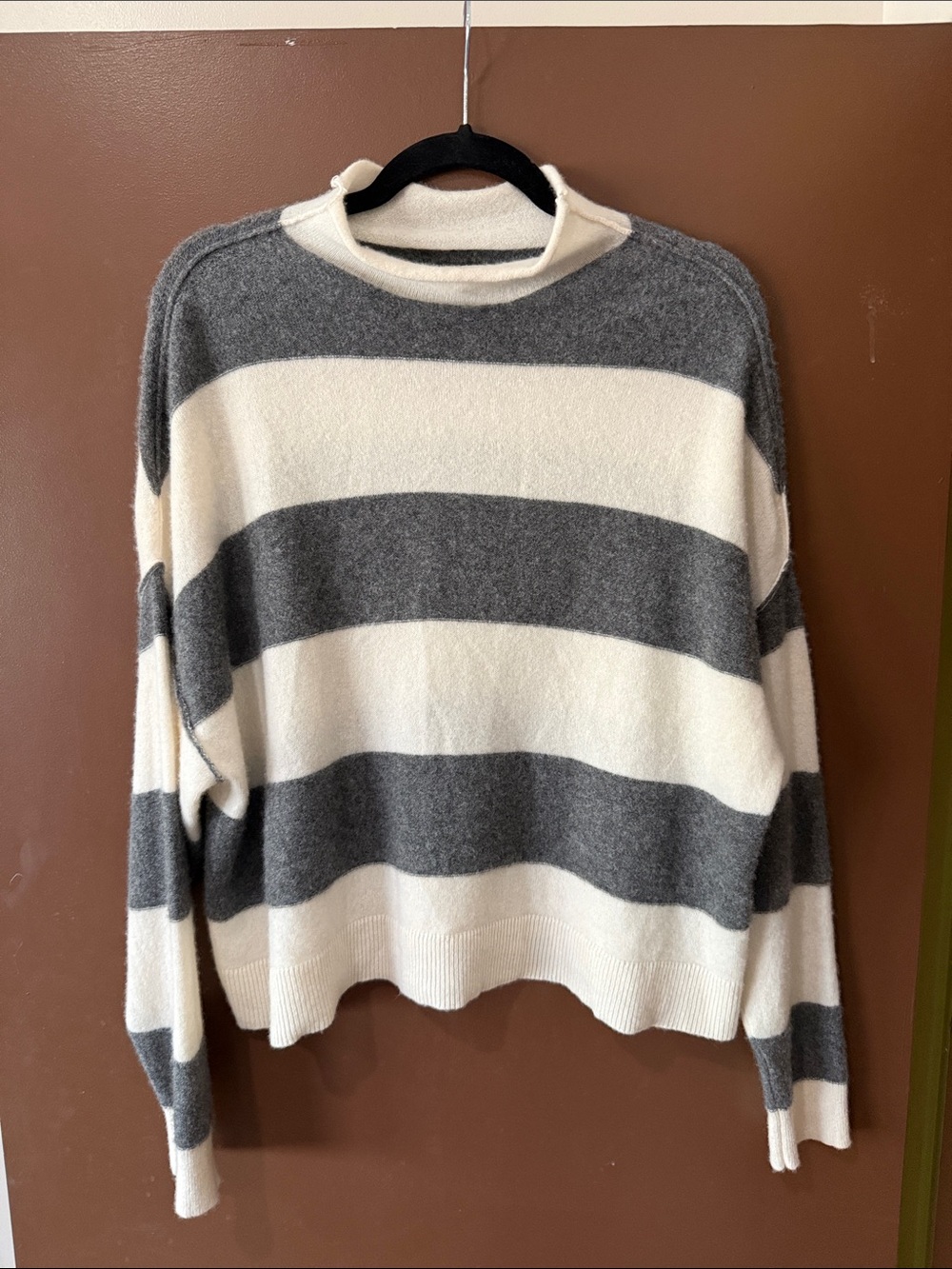 Anthropologie Pilcro 100% Cashmere Striped Sweater